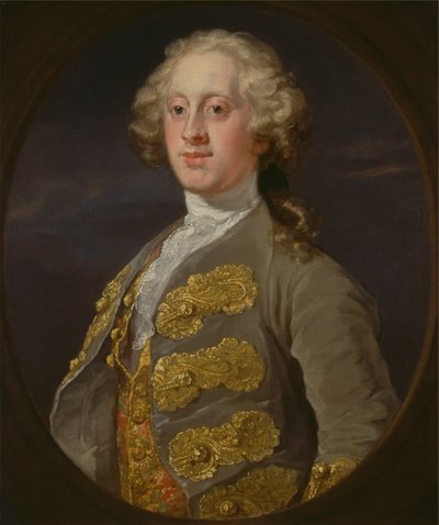 William Cavendish, marqués de Hartington, luego 4º duque de Devonshire de William Hogarth